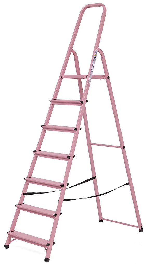 Elkop Oceľový rebrík ružový, 7 priečok