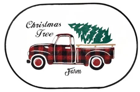 Kúpeľňový koberček ARCO s vianočným vzorom 703935