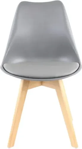Bestent Jedálenské stoličky 4ks šedé škandinávsky štýl Basic