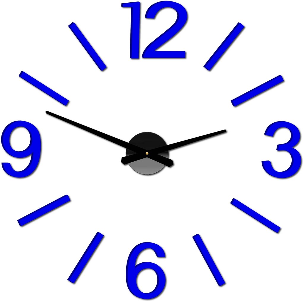 Nástenné hodiny do kuchyne | AUKRO: Čierna Ral 9005 Farba čierna RAL 9005 80 cm 3441-22134 X0067-Wall clock 2D HEU+