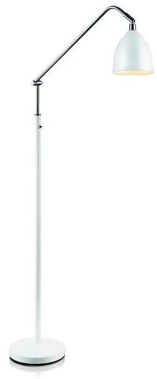 Biela voľne stojacia lampa Markslöjd Fredrikshamn