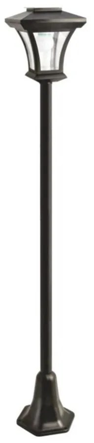 Baterie Centrum LED solárna vonkajšia lampa LED/1,2V 1800 mAh IP44 čierna 340000210