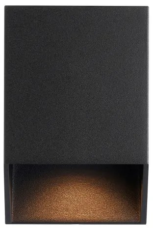 Nordlux - Vonkajšie nástenné svietidlo NIKO 1xGU10/25W/230V IP54 čierna