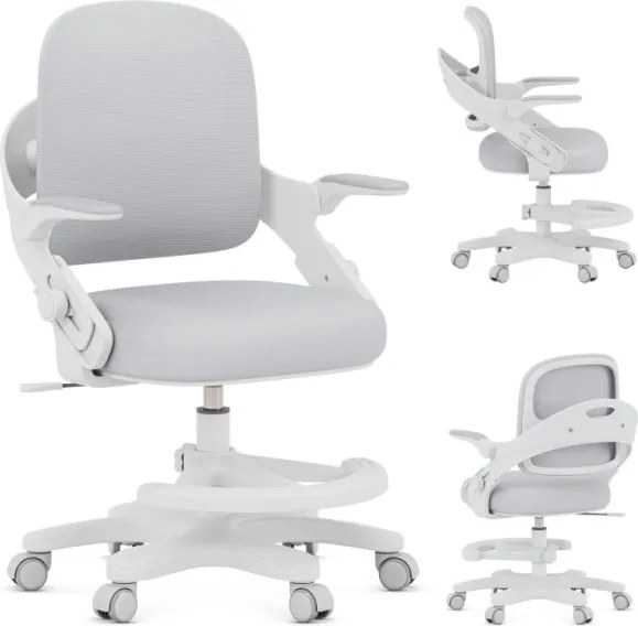 Detská otočná stolička Mark Adler Junior 4.3 modrá / sivá