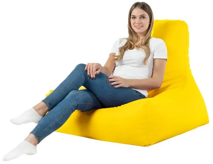 Sedací vak Bali Ekokoža Farba: 21.Žltý