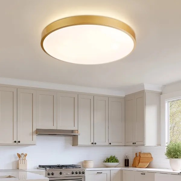 Brilagi - stmievateľné LED svietidlo GLASS POOL DOUBLE LED/80W/230V 60 cm zlaté + DO