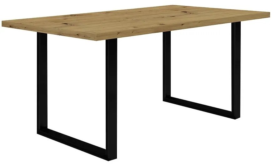 Stôl Tarazjus 160 cm TBLT442-D78-904 artisan/čierny
