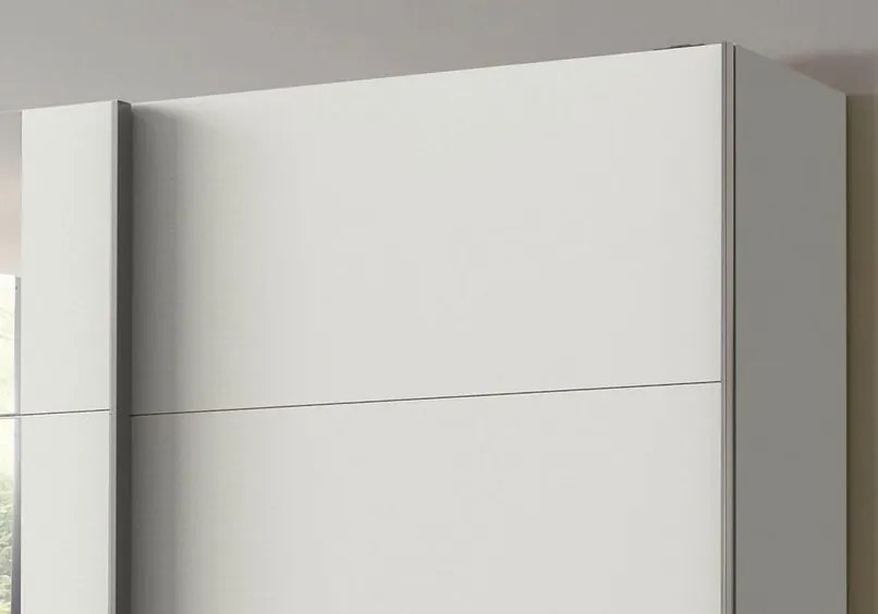 Šatníková skriňa Bern, extra šírka 360 cm/extra výška 236 cm, biela