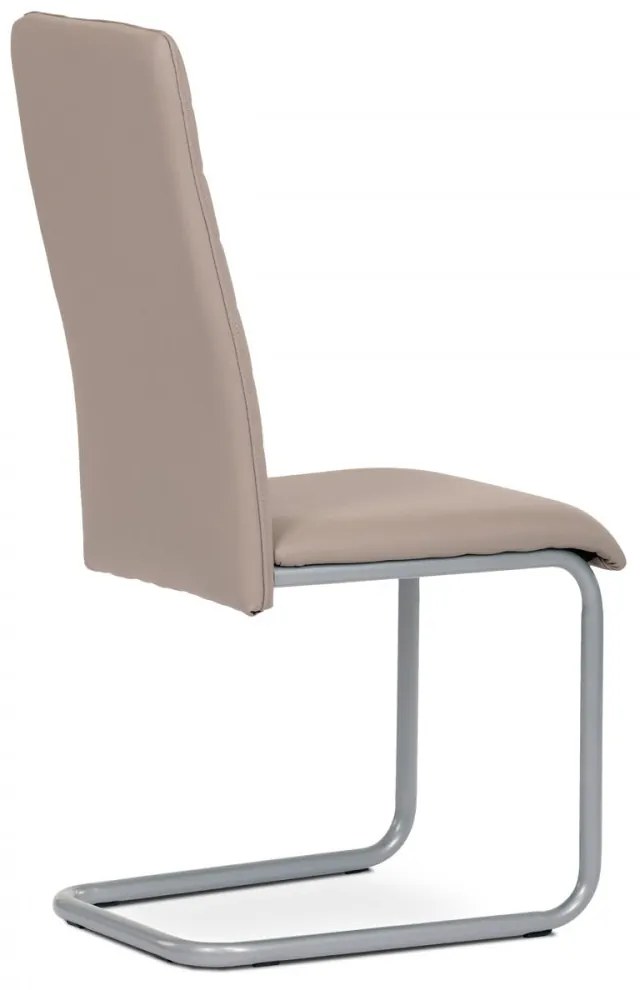Jedálenská stolička ATLA — kov, ekokoža, viac farieb Lanýžová