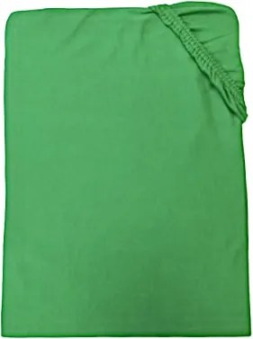 Posteľná plachta jersey zelená kiwi - 200x220cm