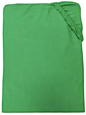 Posteľná plachta jersey zelená kiwi TiaHome - 200x220cm