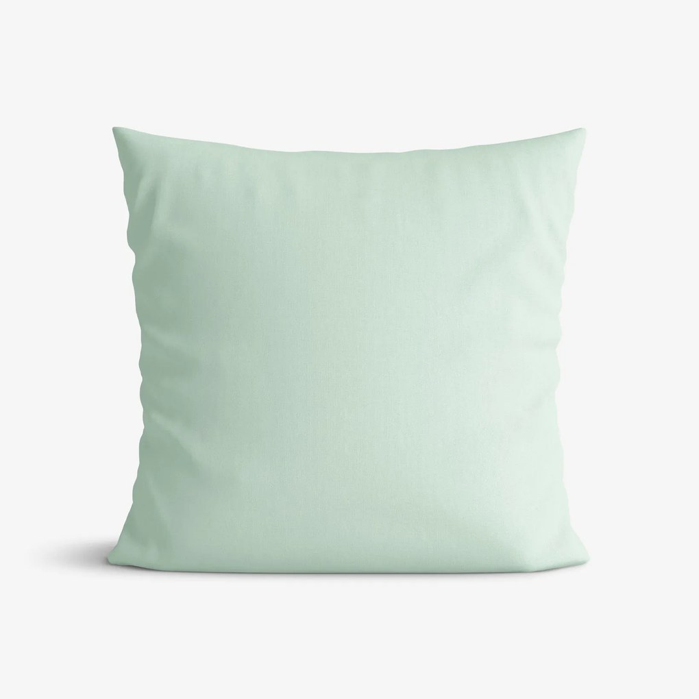 Goldea bavlnená obliečka na vankúš - svetlo mätová 50 x 60 cm