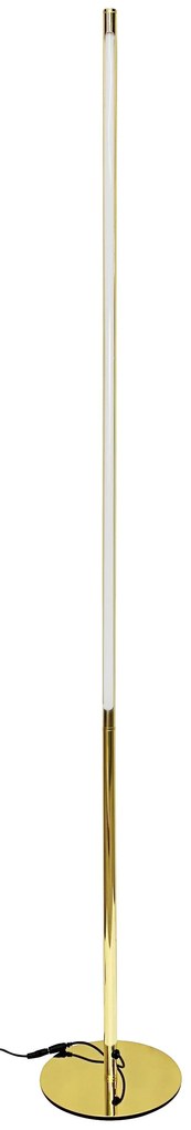 Toolight Toolight, LED podlahová lampa 145cm, 12W, APP1416-F, zlatá lesklá, OSW-05416