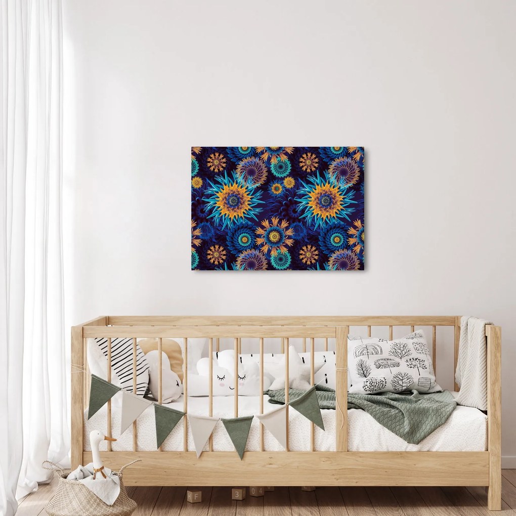 Obraz - 3D kvety (70x50 cm)