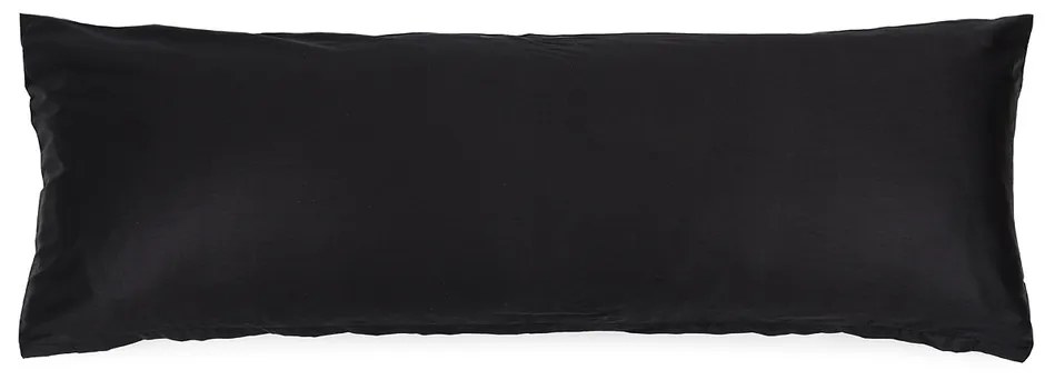 4Home obliečka na Relaxačný vankúš Náhradný manžel satén čierna, 50 x 150 cm