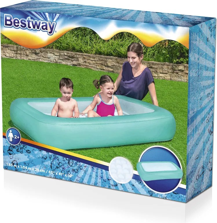 LEAN Detský nafukovací bazén 165x104x25 cm