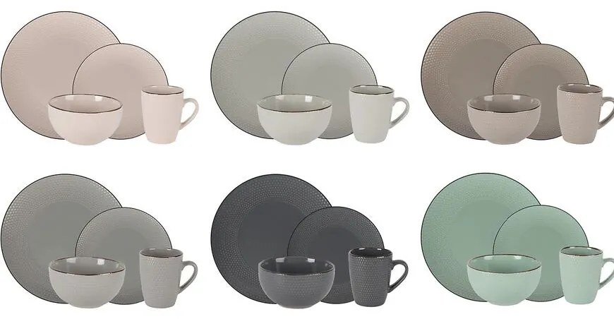 Jedálenský servis Manon 24 dielov 634448 mix