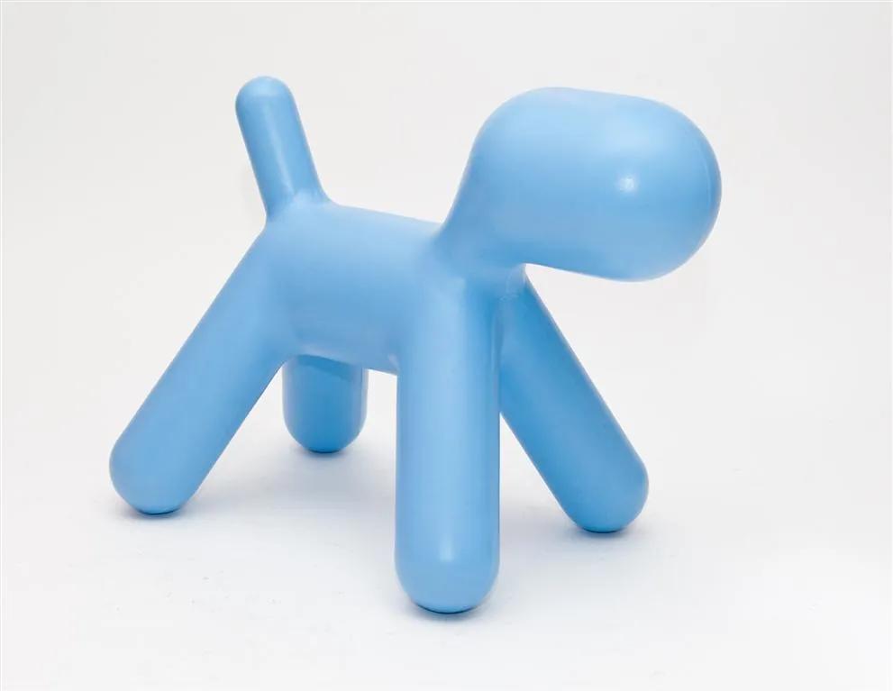Stolička pre deti Psík, 70 cm, modrá