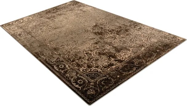 Koberec OMEGA LUMIER koniak hnedý / zelený