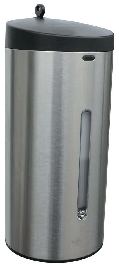 Bezdotykový dávkovač mydla z nehrdzavejúcej ocele v matne striebornej farbe 650 ml – Sapho