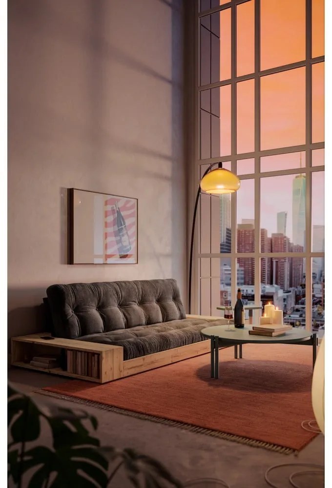 Rozkladacia pohovka v tehlovej farbe 244 cm Base – Karup Design