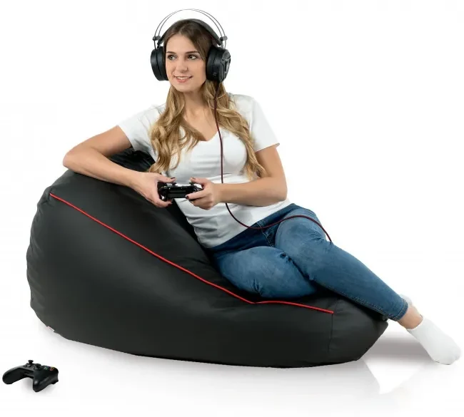 Vak GAMING - čierna ekokoža