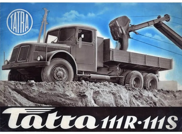 Ceduľa Tatra 111R-111S