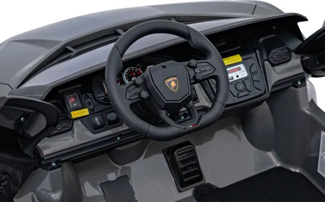 Elektrické autíčko Lamborghini Revuelto XL sivé