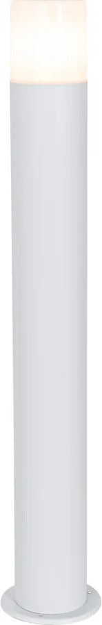 Stojanové vonkajšie svietidlo biele s opálovým tienidlom 70 cm - Odense