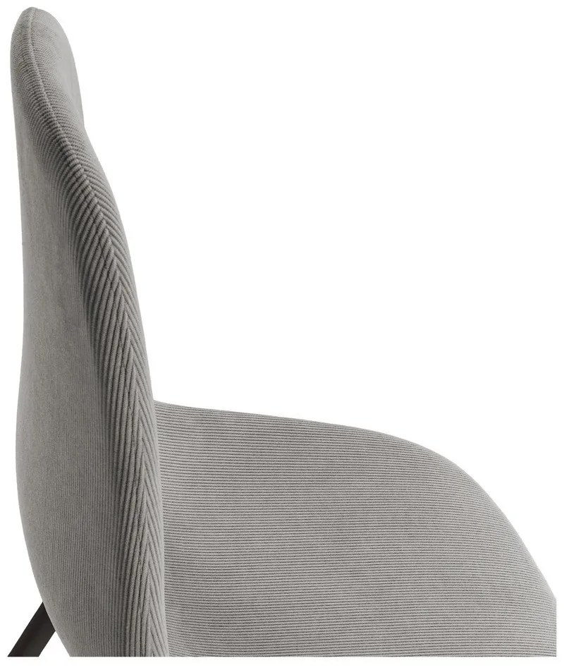 Svetlosivé čalúnené jedálenské stoličky v súprave 4 ks Minka – Marckeric