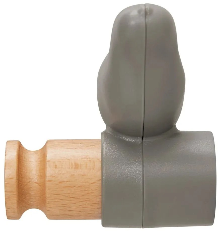 Sivý nástenný háčik Bonami Essentials Bird