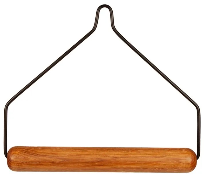Závesný držiak na papierové utierky, dub-kov