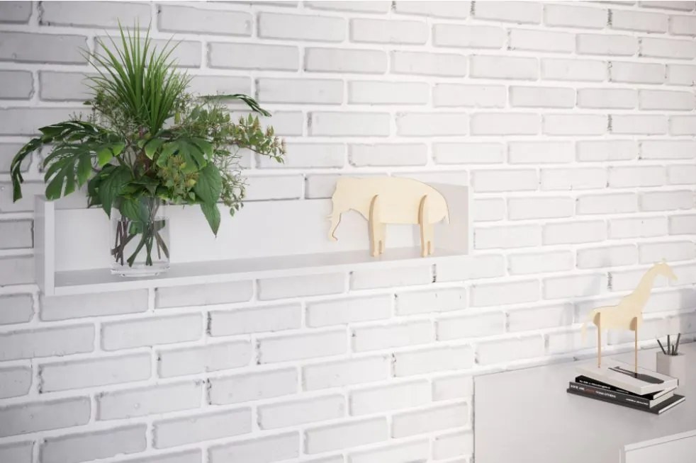 Polica VIKTOR - biela