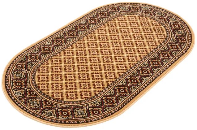 Koberec Agnella Standard Apium béžový ovál