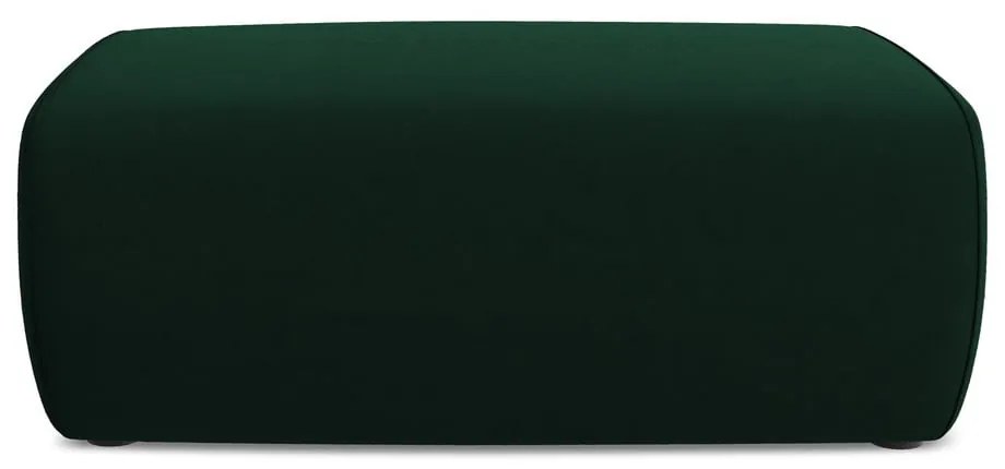 Zelená zamatová podnožka Kapua – Makamii