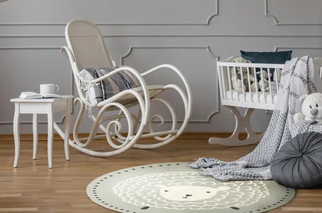 Detský koberec Agnella Isfahan M Sheep popol kruh