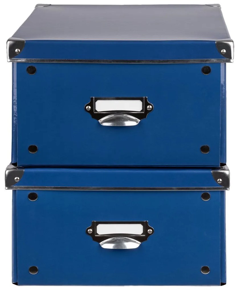 MELINERA® Úložný maxi box, 2 kusy, modrá (100300228)