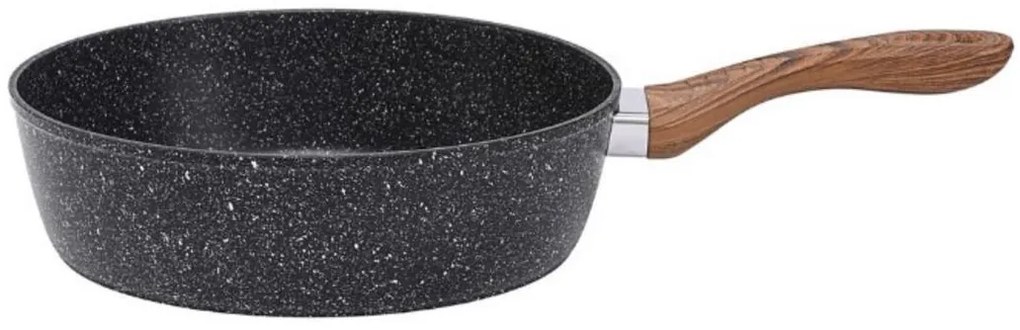Panvica alu CRISPY NATURA WOOD BIG 28cm, extra vysoká 8cm KLC