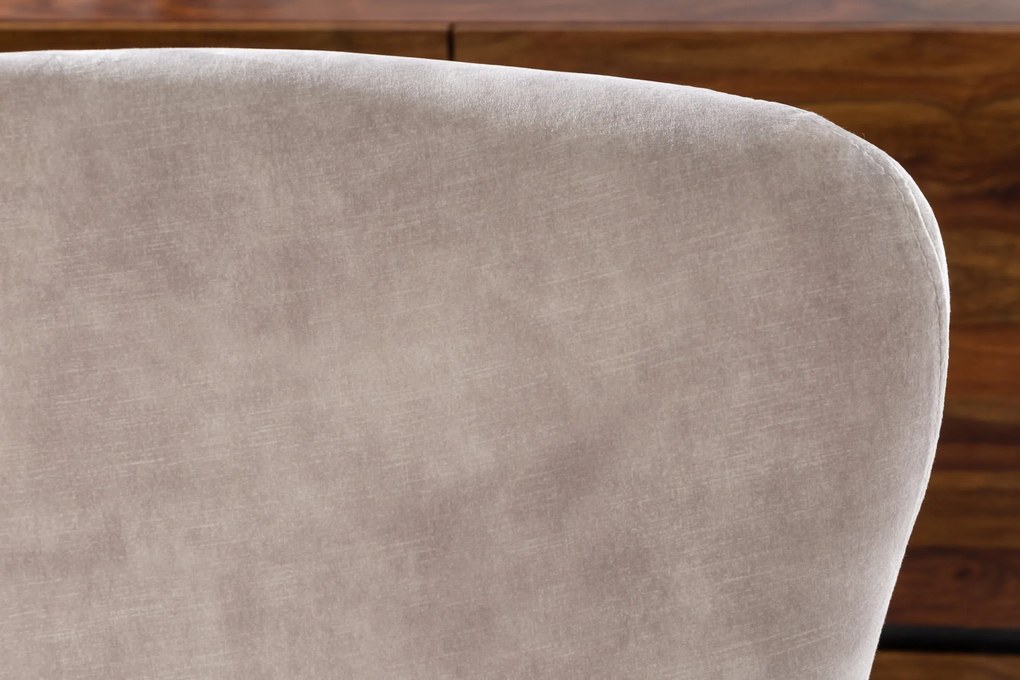 Hojdacie kreslo Scandinavia Swing champagne velvet