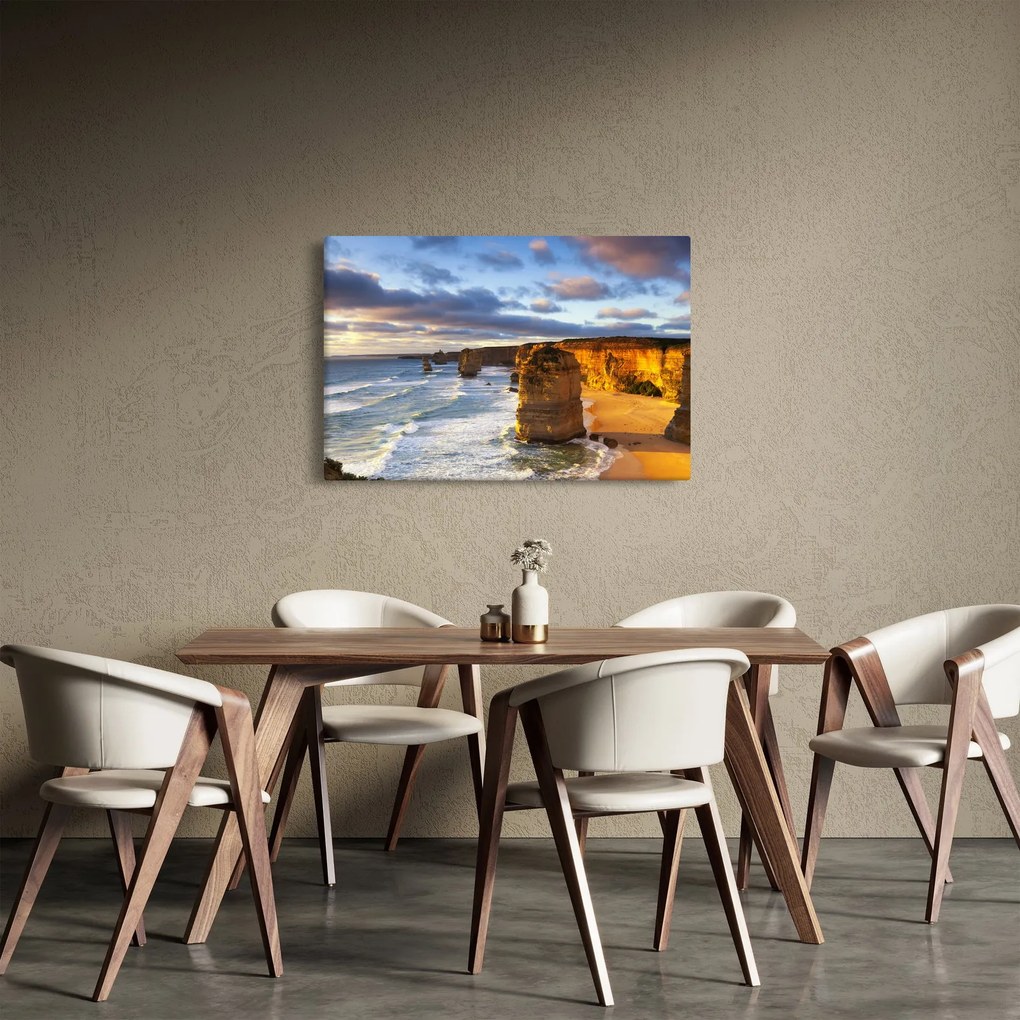 Obraz morských útesov (90x60 cm)