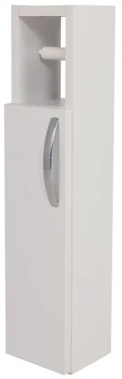 Skrinka s držiakom toaletného papiera STAR 65x15 cm biela