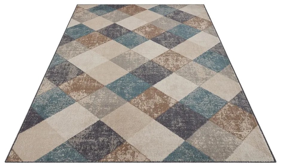 Modrý/béžový koberec 160x235 cm Terrain – Hanse Home