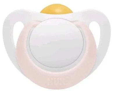 NUK Dojčenský latexový cumlík NUK Star 0-6 m ružový