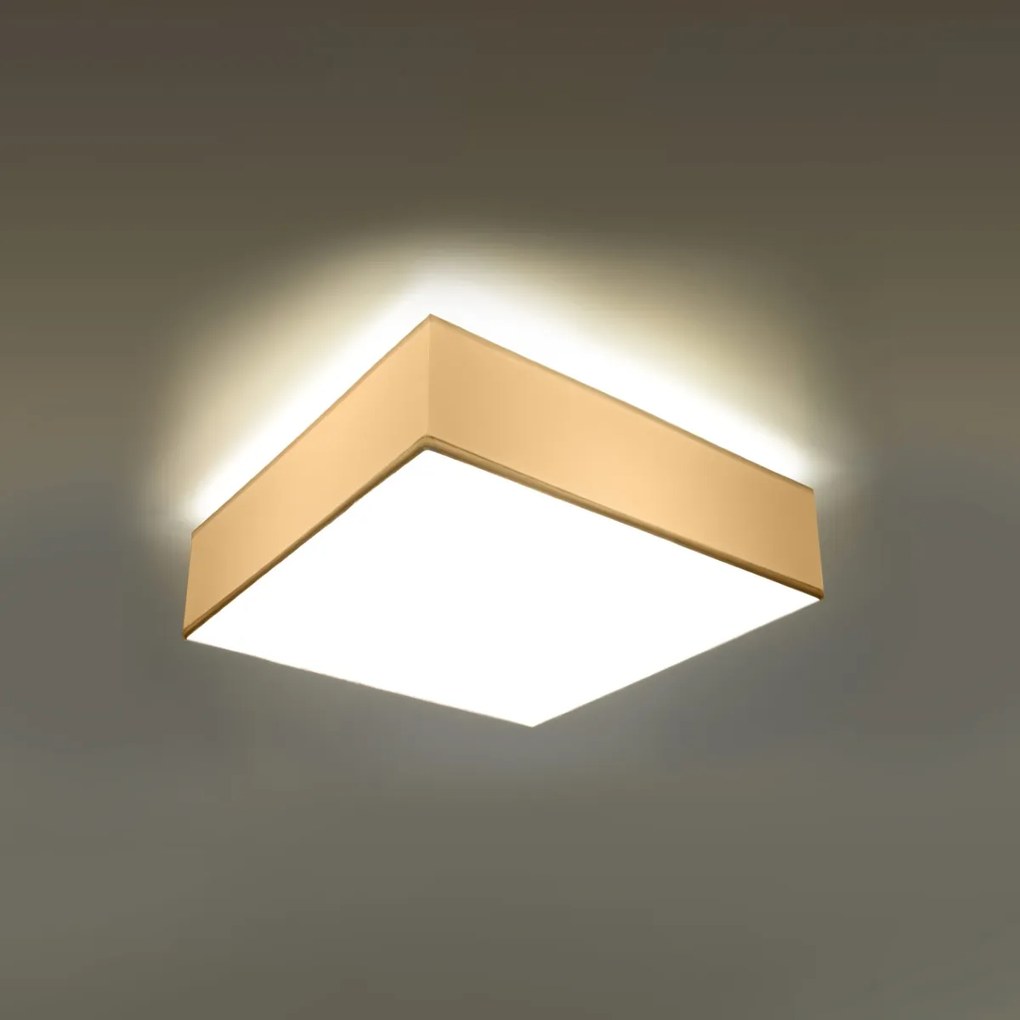 Stropné svietidlo Horus, 1x biele plastové tienidlo, (biely plast), (35 cm)