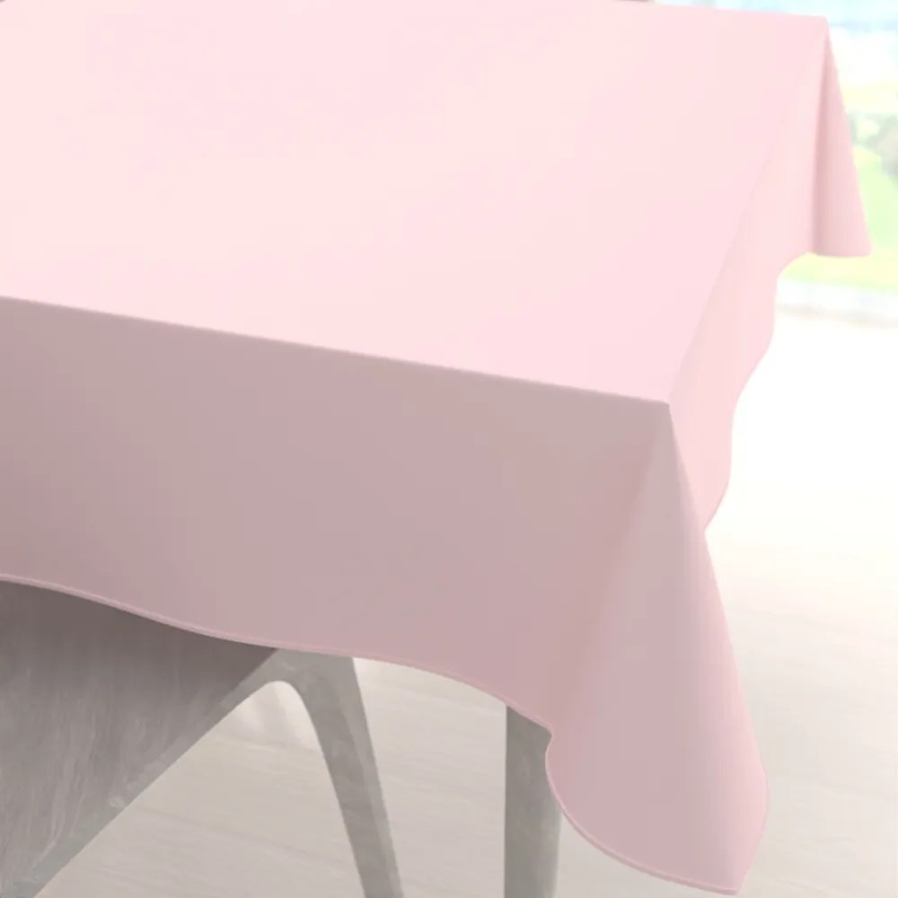 Biante Dekoračný štvorcový obrus Rongo RG-062 Cukrovo ružový 80x80 cm