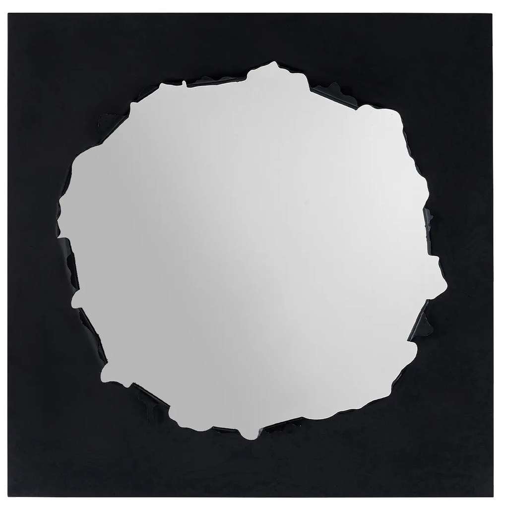 Explosion nástenné zrkadlo čierne 90x90 cm