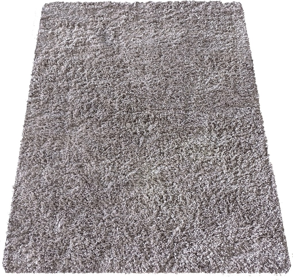 Shaggy koberec Camel v sivo-béžovej farbe s protišmykom Rozmer: 60x100 cm