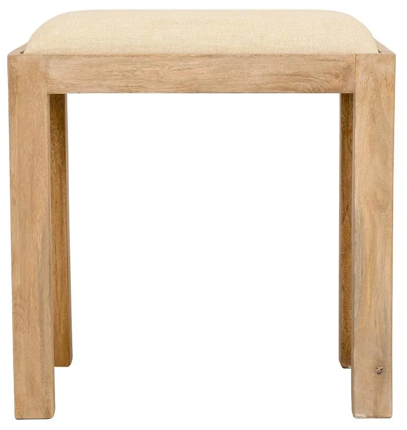 furniture-nabytek.cz - Drevená taburetka z mangového dreva