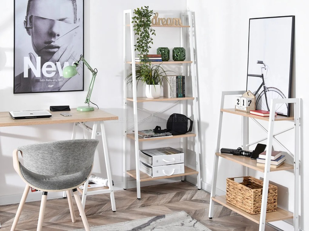 Regál Jeans (dub + sonoma). Akcia -25%. Vlastná spoľahlivá doprava až k Vám domov. 1111360