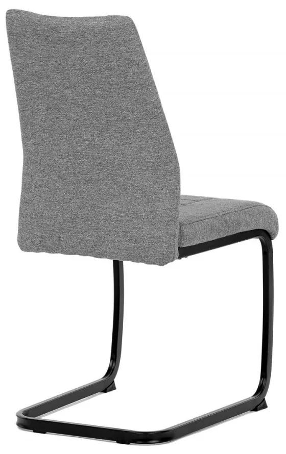 Jedálenská stolička MINATA — kov, látka, viac farieb Zelená